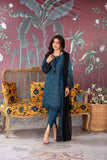 Dhanak cut work tulip shalwar
