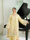 Chiffon Embroidered Yellow Suit
