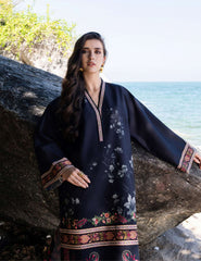 Amal – Two Piece Block Print Cape Kaftan Set
