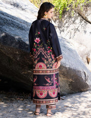 Amal – Two Piece Block Print Cape Kaftan Set