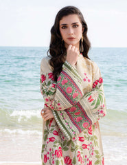 Syra – Two Piece Block Print Cape Kaftan Set