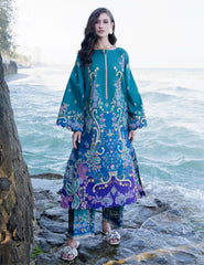 Roma – Two Piece Block Print Cape Kaftan Set