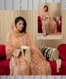3 Piece Silk Gold Embroidered Suit
