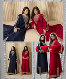 Traditional Embroidered Silk 3 Piece Suit