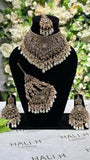 Antique gold bridal set