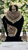 Antique gold bridal set