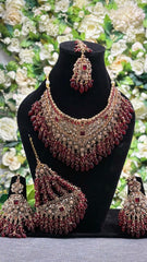 Red bridal set