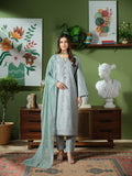 Linen Embroidered 3 Piece Suit