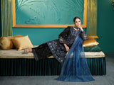 Viscose Midnight Blue Elegance